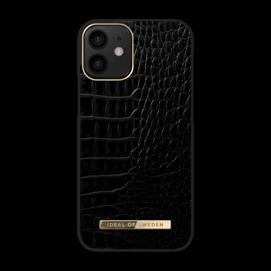 Ideal Atelier iPhone 12 Mini Neo Noir croco