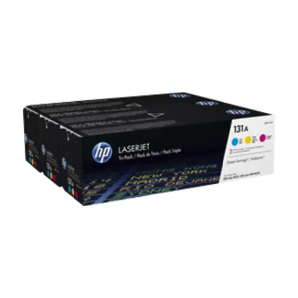 HP 131A (cyan/magenta/gul)