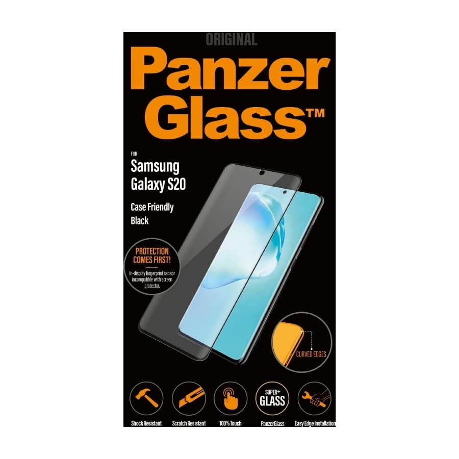 PanzerGlass Samsung Galaxy S20 Case Friendly, svart