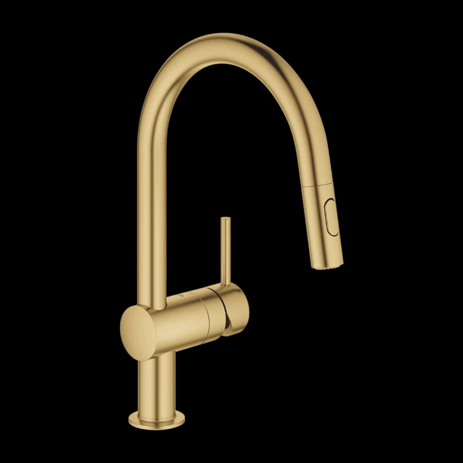 Grohe, minta C Pullout Kjøkkenkran, messing