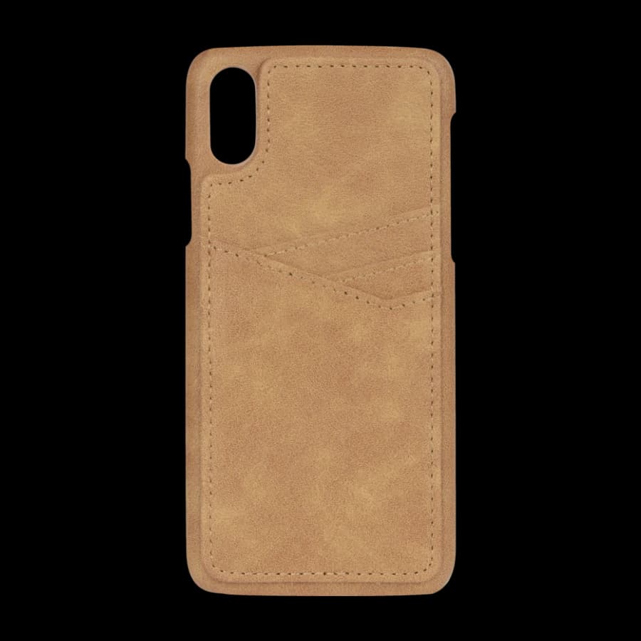 Essentials iPhone XR lommebok-Deksel, lys brun