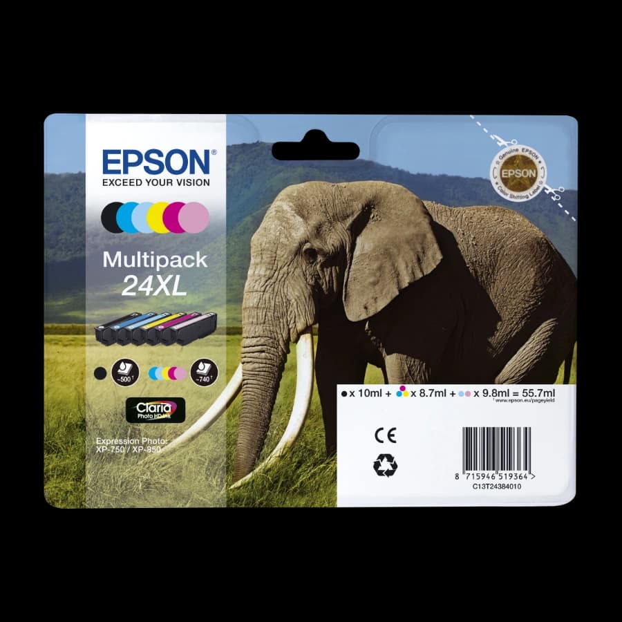 Epson 24XL (6 farger)
