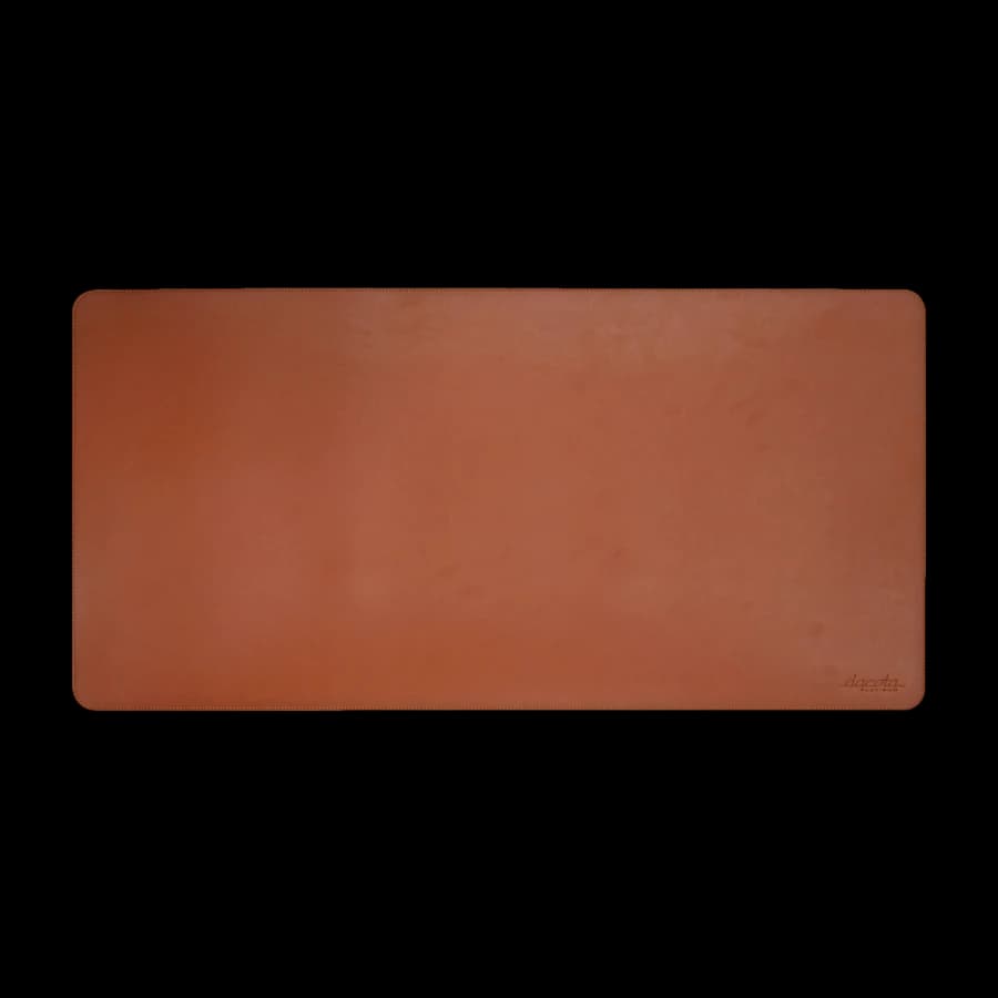 Dacota Platinum PU skrivebordsmatte, brun