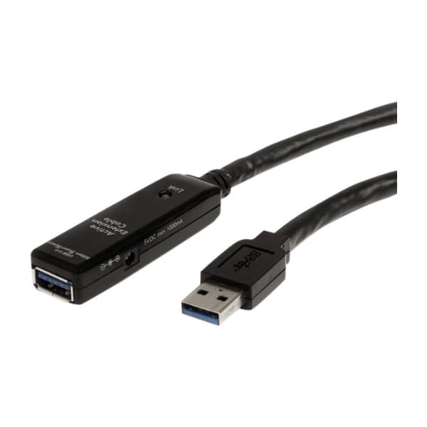 StarTech.com USB3Aaext5M USB-kabel 5 M USB 3.2 Gen 1 (3.1 Gen 1) USB A, svart