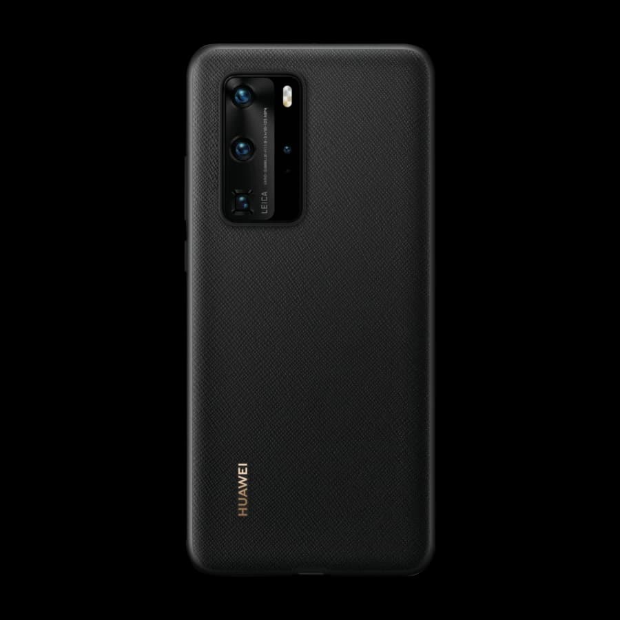 HUAWEI P40 Pro PU-deksel, svart