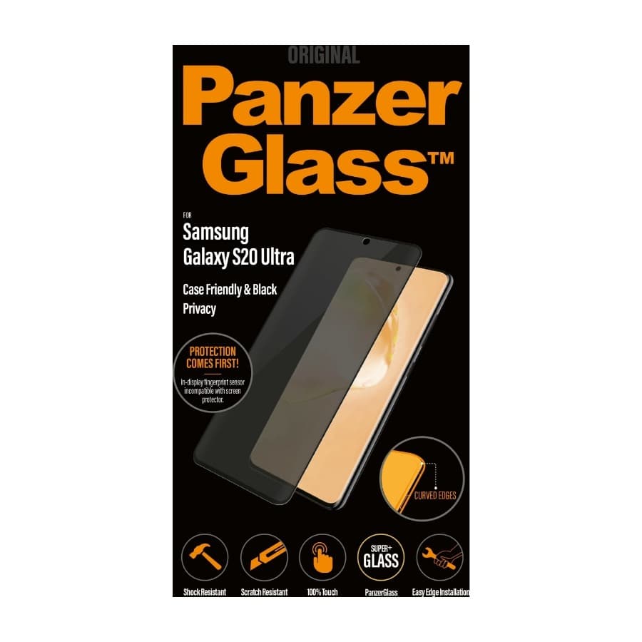 PanzerGlass Galaxy S20 Ultra Case Friendly, Privacy filter