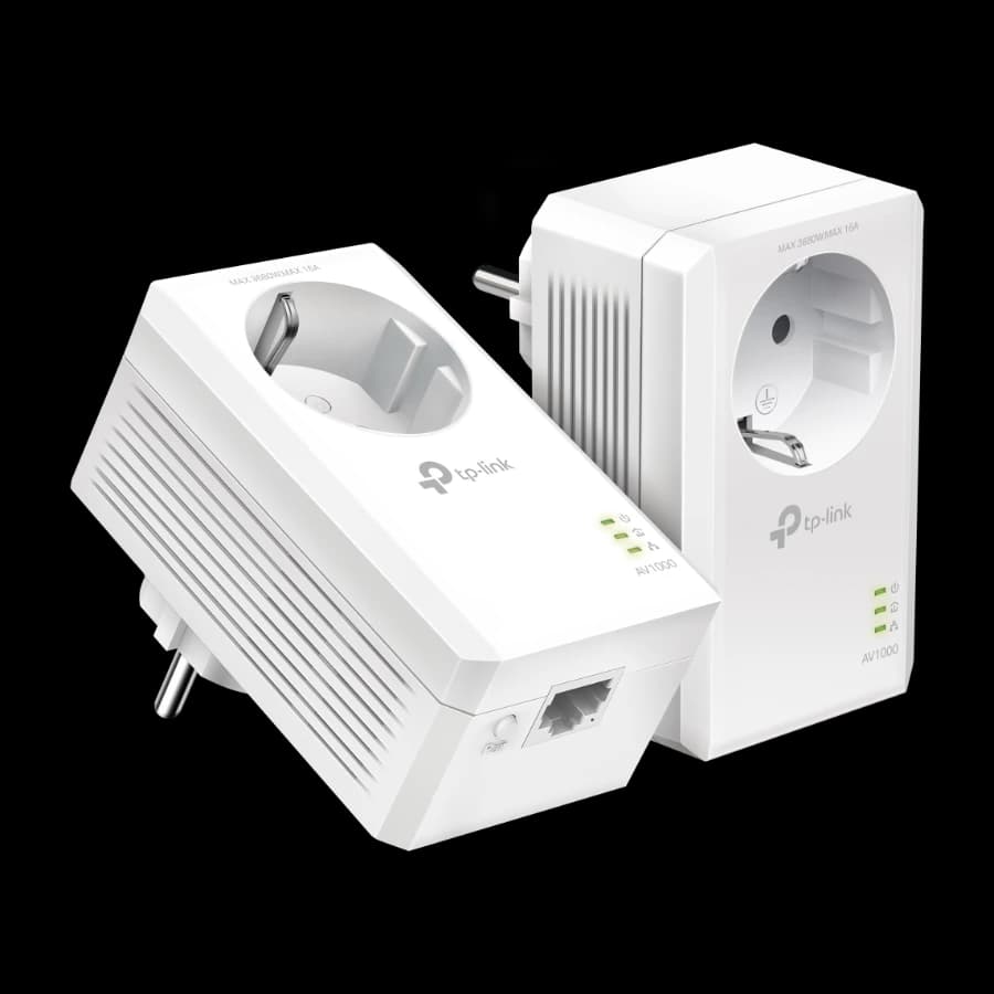 TP-Link PA7017P powerline-sett