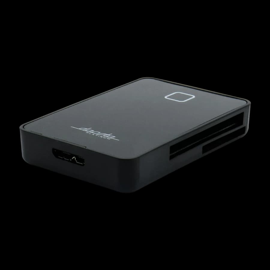 Dacota Platinum USB 3.0 minnekortleser, svart