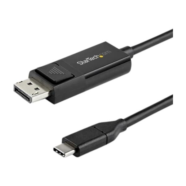 StarTech.com CDP2DP2MBD Video kabel Kopling 2 M USB Type-C DisplayPort, svart