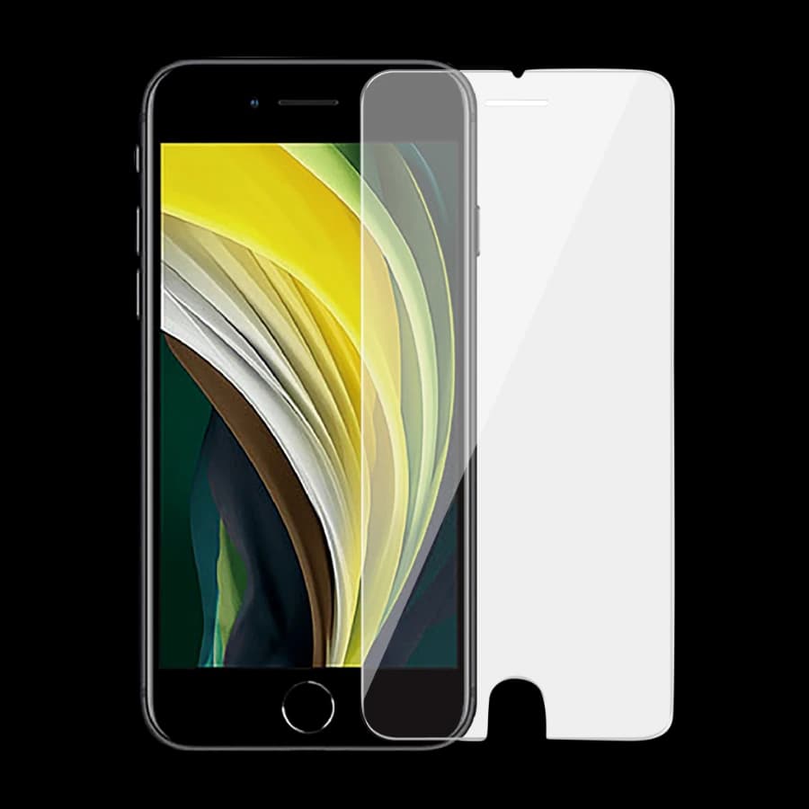 Dacota Platinum iPhone SE (2022)/SE (2020)/8/7/6S Tiger Glass skjermbeskytter, gjennomsiktig