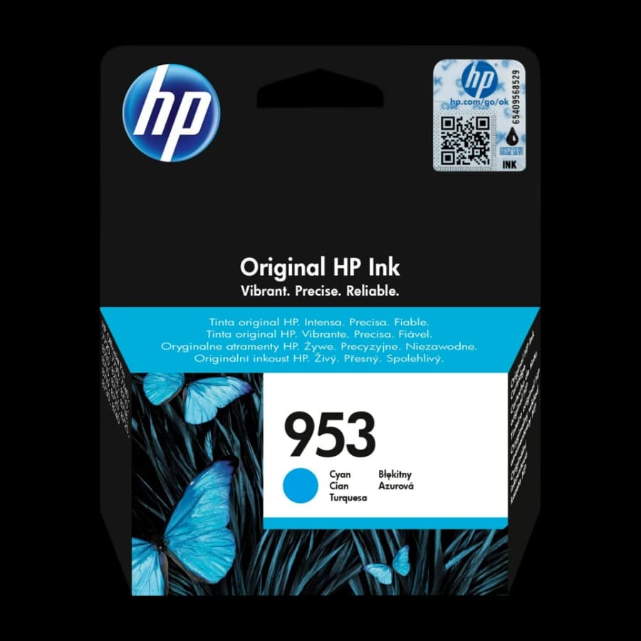 HP 953 Original blekkpatron, cyan f6u12ae