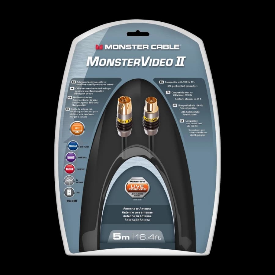 Monster MV2A Coaxial Antenna Cable 5m