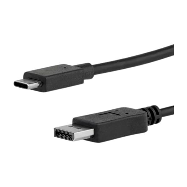 StarTech.com CDP2DPMM6B Video kabel Kopling 1,8 M DisplayPort USB Type-C, svart