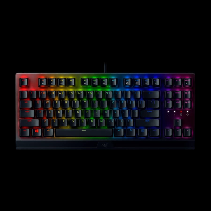 Razer BlackWidow V3 Tenkeyless mekanisk gamingtastatur Razer green switch