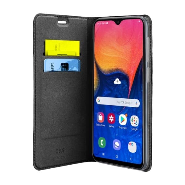 SBS Book lommebokdeksel Galaxy A10, svart