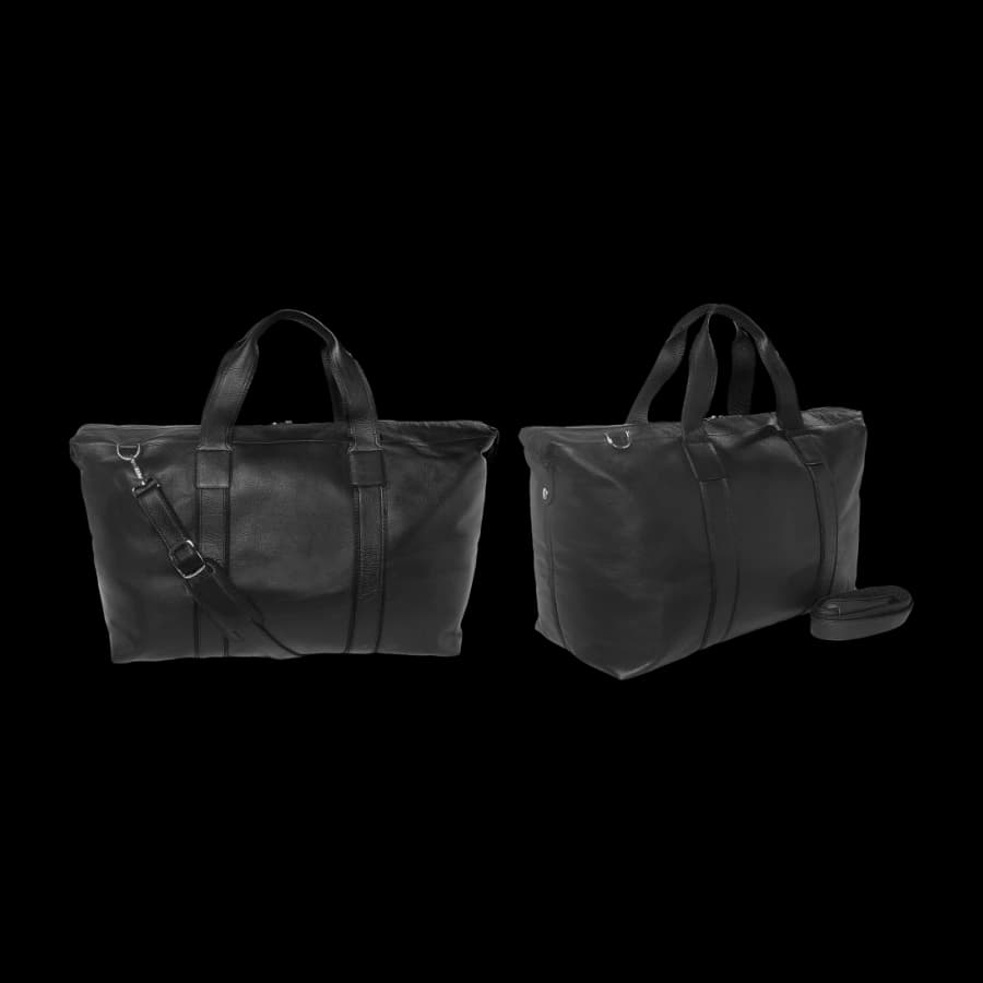 Ferrelli Weekend Bag Leather Exc 60L bk