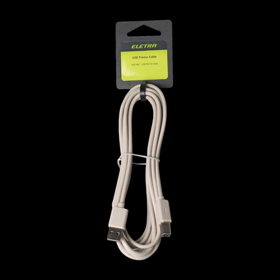 Eletra skriverkabel USB-A - USB-B 3m