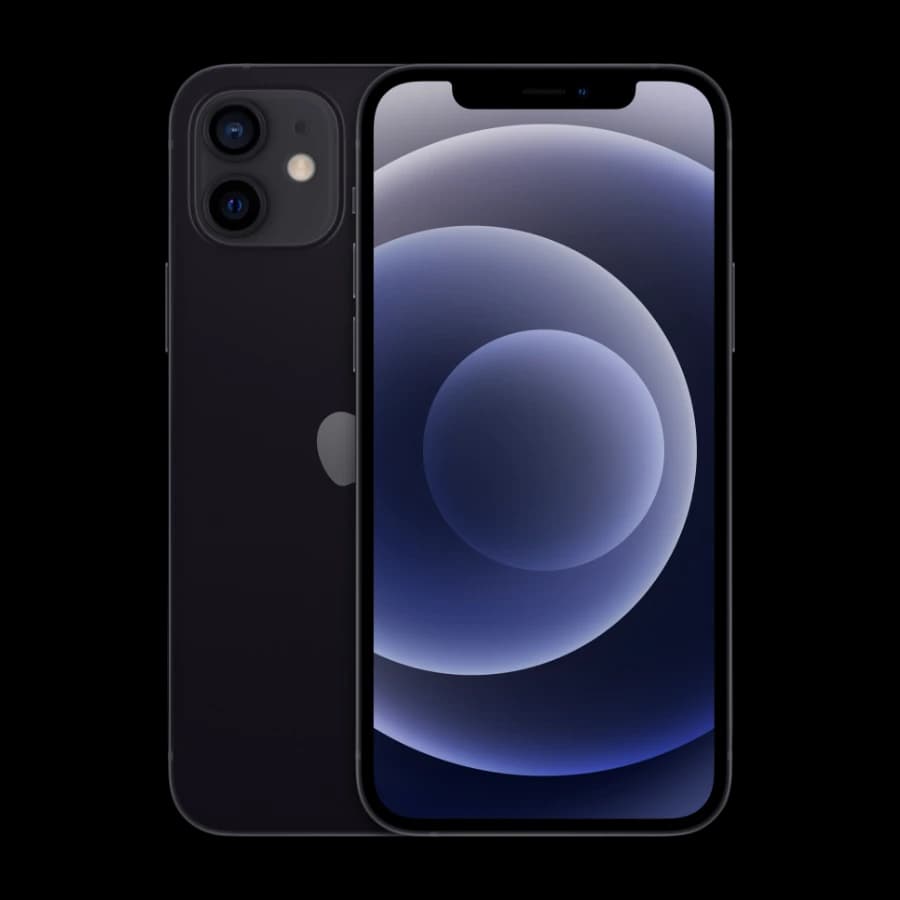 Apple iPhone 12 64 GB, svart