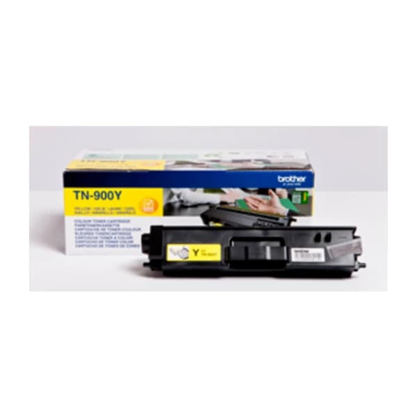 Brother TN-900Y tonerpatron 1 Stykker Original, gult