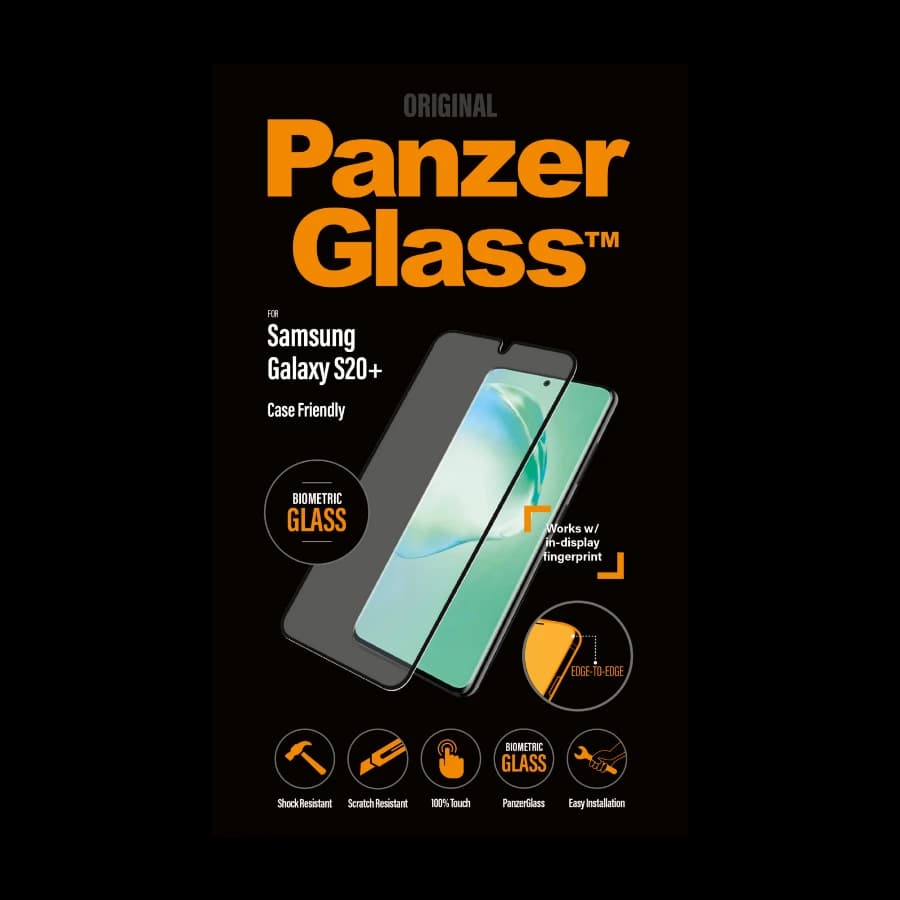 PanzerGlass Samsung Galaxy S20+ Case Friendly Biometric skjermbeskytter