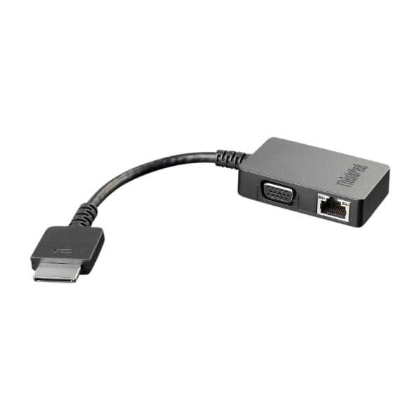 Lenovo 4X90J31060 Cable Gender Changer Onelink+ VGA/RJ45, svart