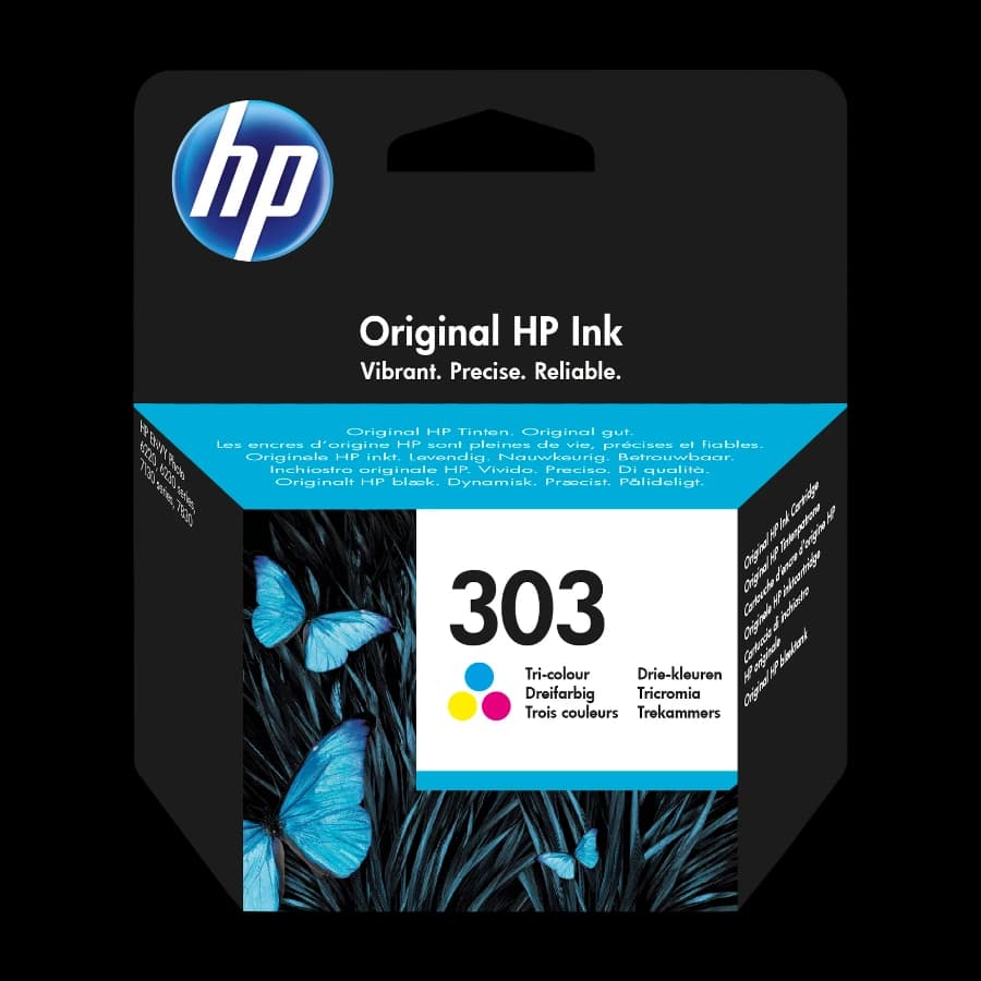 HP 303 Trefargers blekkpatron t6n01ae