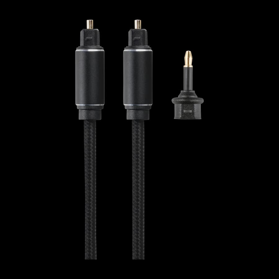 Dacota Platinum optisk kabel 3M med adapter, svart