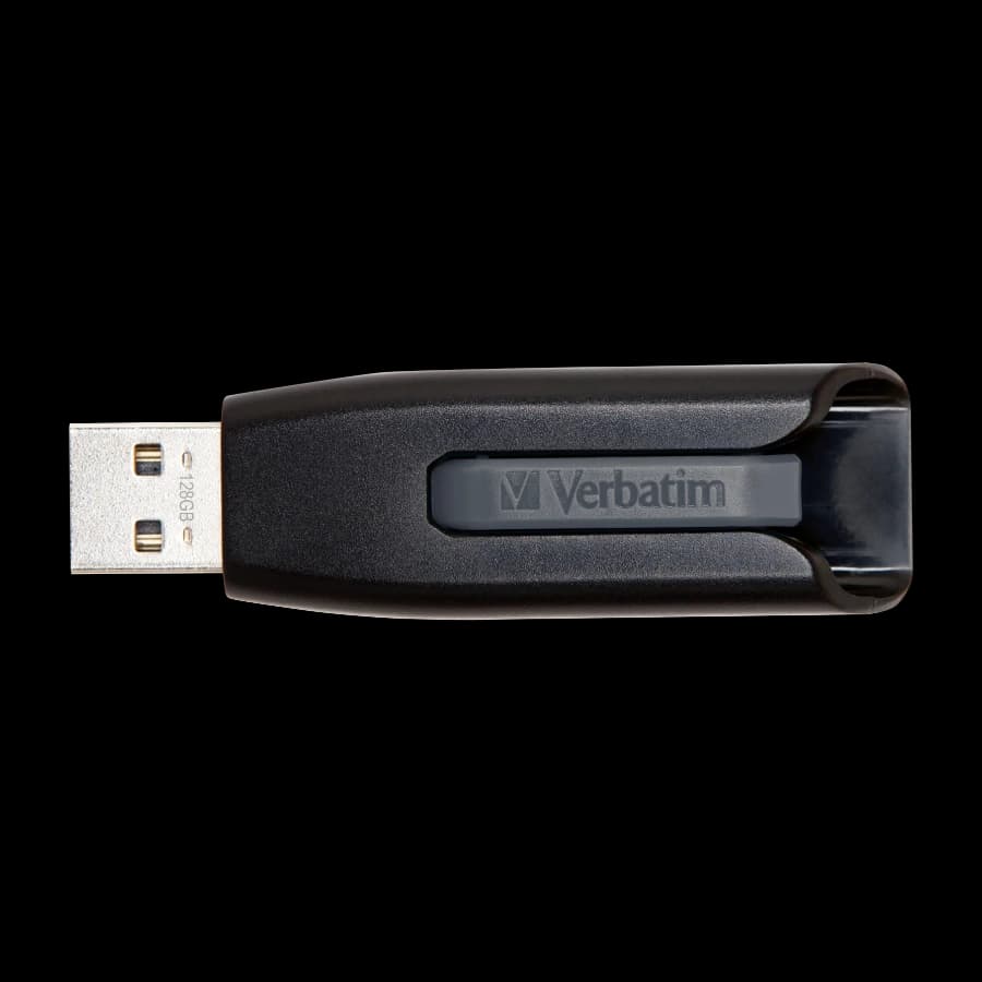 Verbatim V3 USB-minnepenn 128 GB USB Type-A 3.2 Gen 1 (3.1 Gen 1), svart
