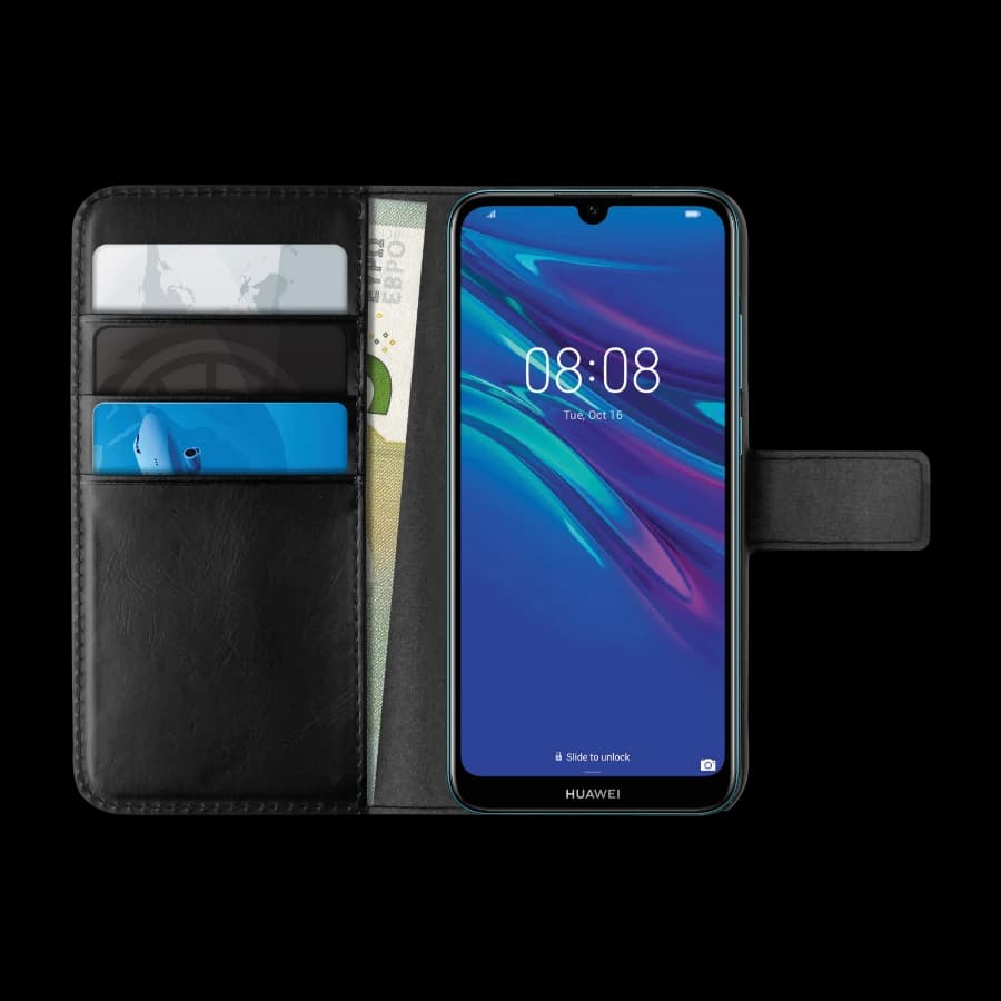 Puro Milano Huawei Y6 2019 lommeboketui, svart