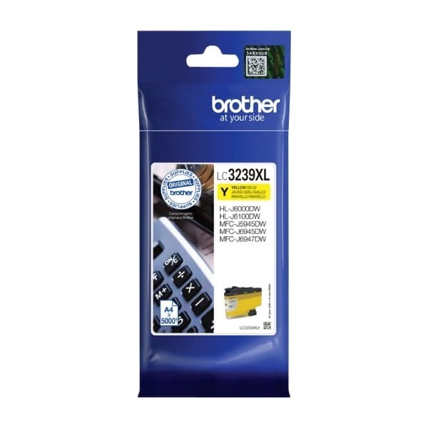 Brother LC-3239XLY blekkpatron 1 Stykker Original Høyt (Xl) Utbytte, gult