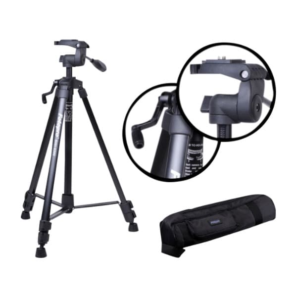 Rollei Digi 9300 kamerastativ digitale Filmkameraer 3 Ben, svart