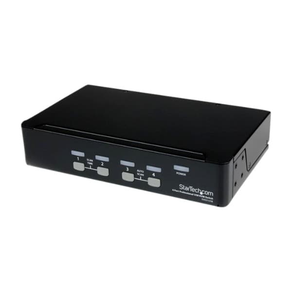 StarTech.com SV431USB Kvm-Bryter Rack-montering, svart