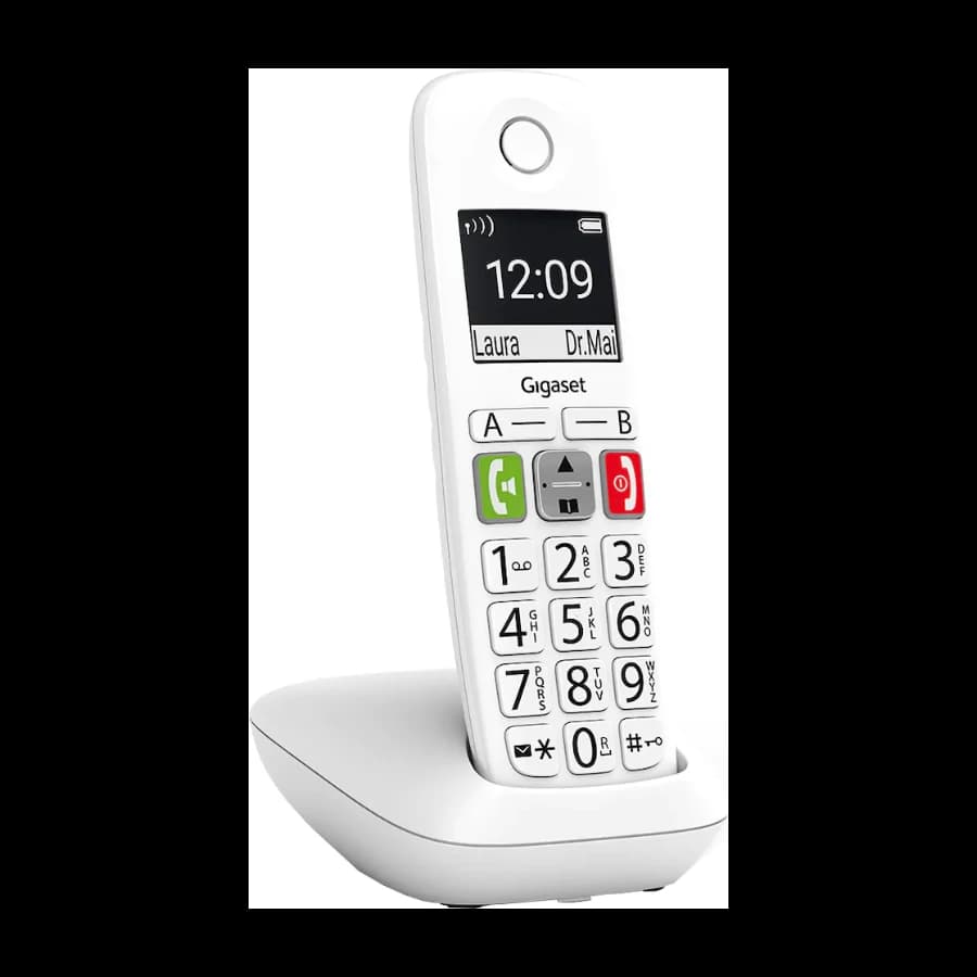 Gigaset E290 telefon, hvit