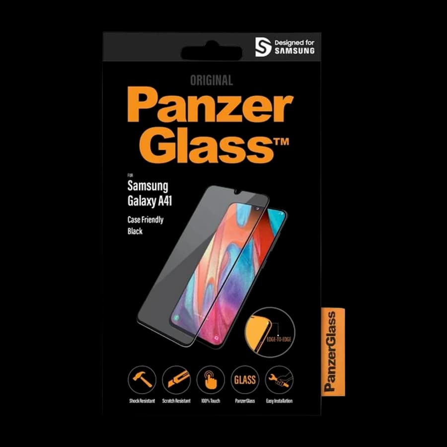 PanzerGlass Samsung Galaxy A41 Case Friendly, svart