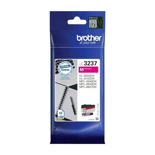 Brother LC-3237M blekkpatron 1 Stykker Original fiolblå