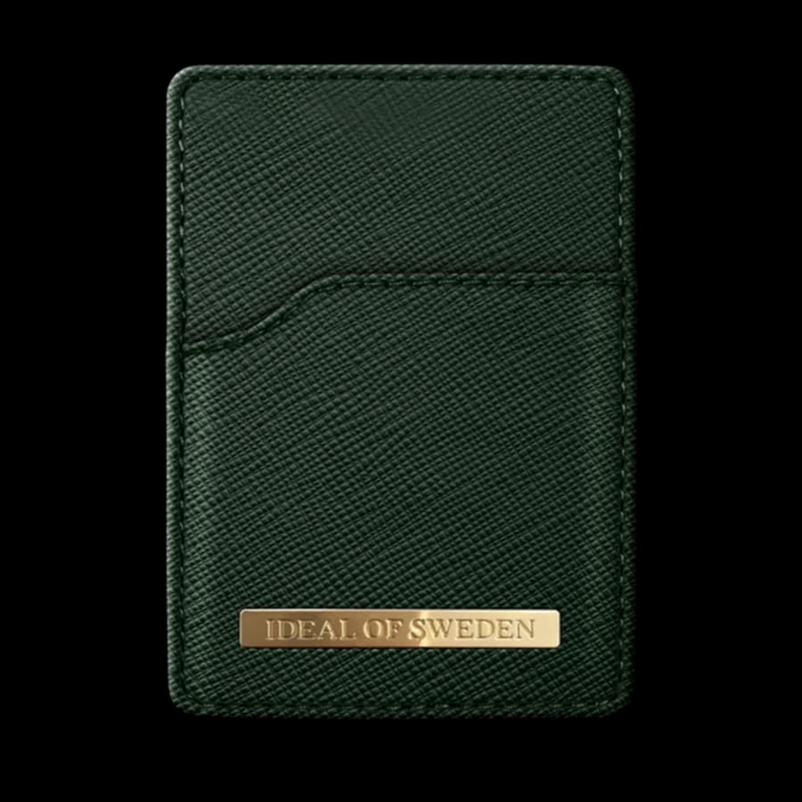 IDEAL OF SWEDEN Saffiano magnetisk kortholder, grønn