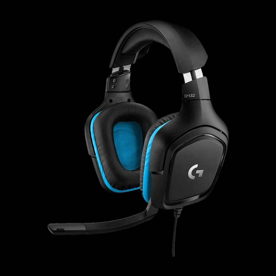 Logitech G432 gaminghodetelefoner med mikrofon