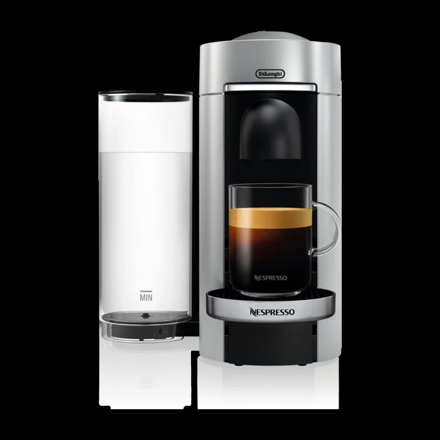 Nespresso Vertuo Plus Deluxe kapselmaskin By Delonghi, sølv