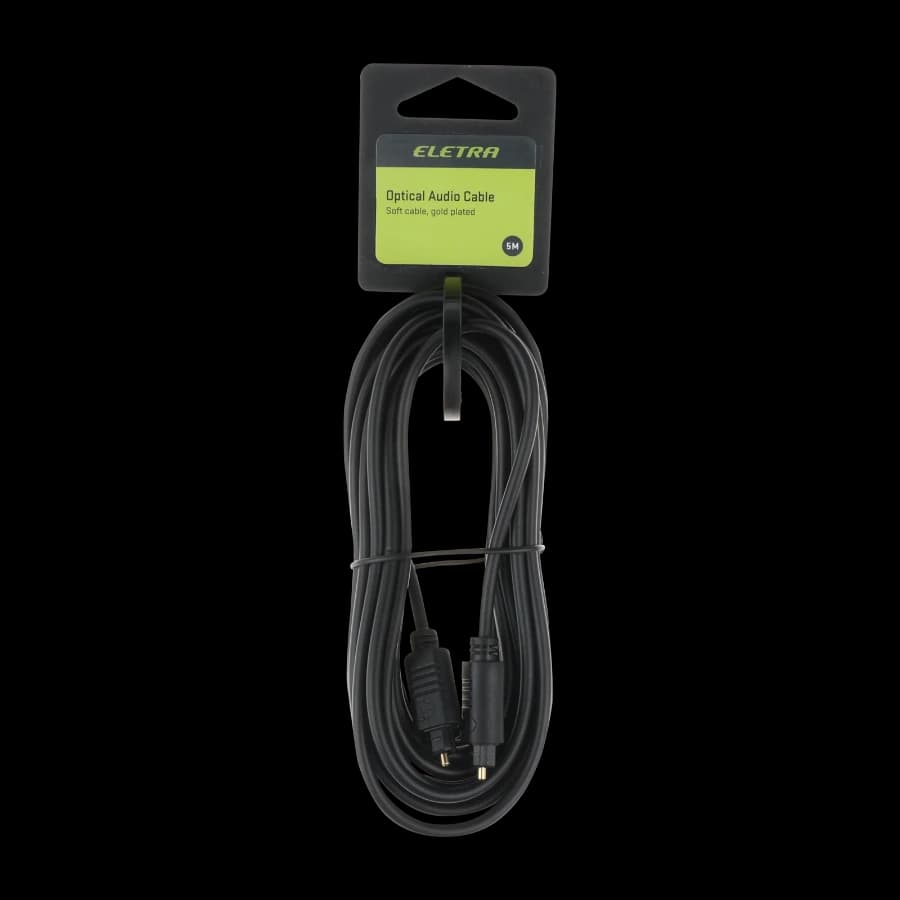 Eletra optisk kabel 5M, svart