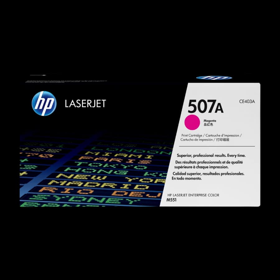 HP 507A 1 Stykker Original fiolblå