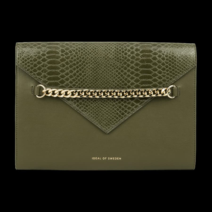 IDEAL OF SWEDEN Ira laptop sleeve 16", green snake