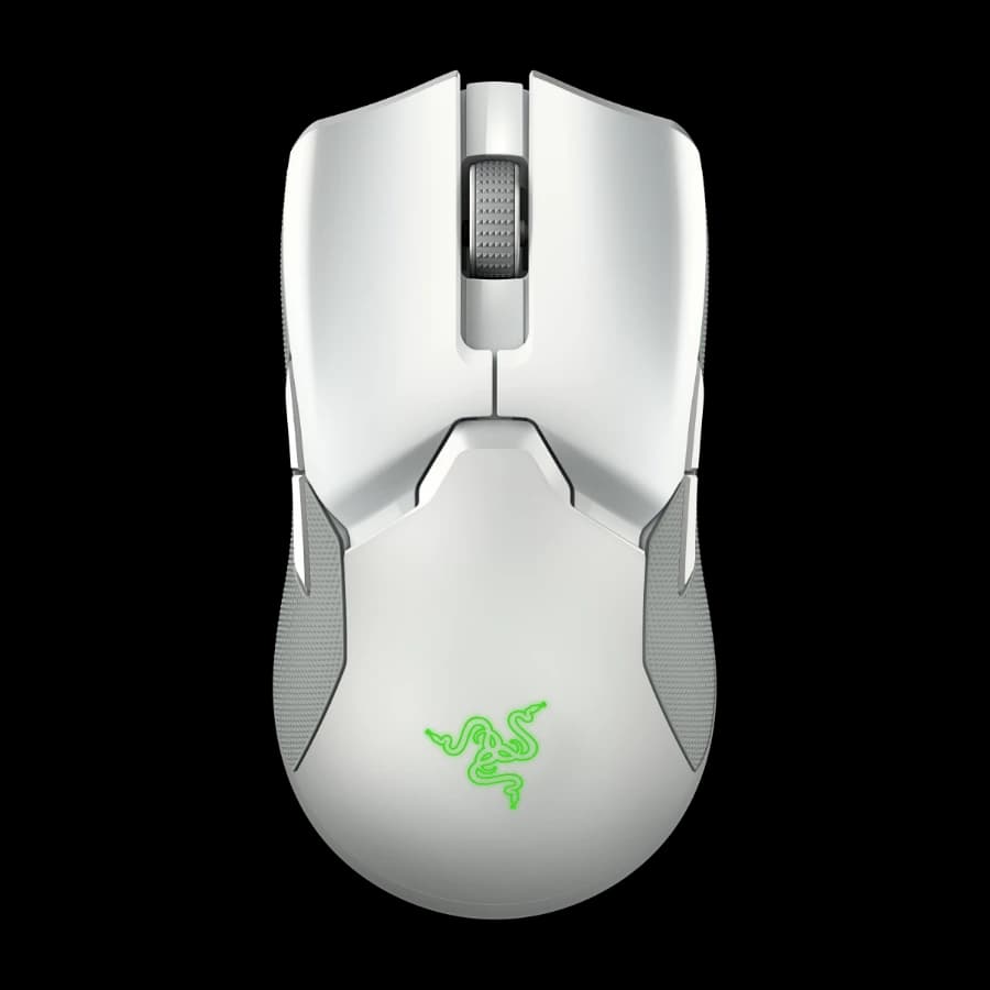 Razer Viper Ultimate Mercury trådløs gamingmus og ladestasjon