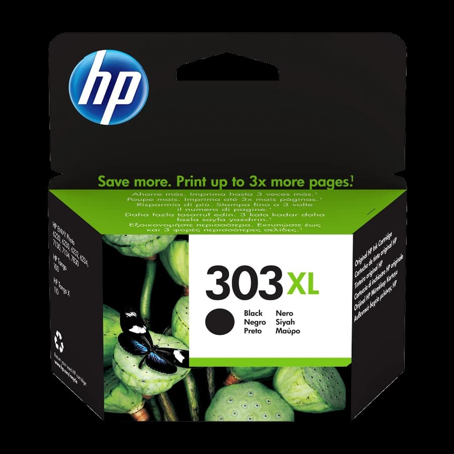 HP 303 Xl, black Ink Cartridge t6n04ae