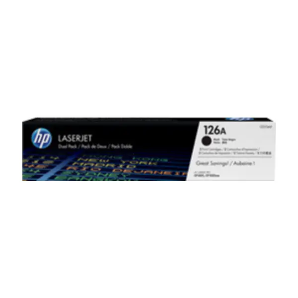 HP 126A (sort) 2-pack