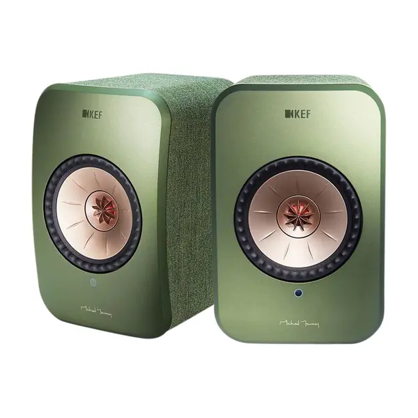 KEF LSX aktive høyttalere BT WiFi, grønn