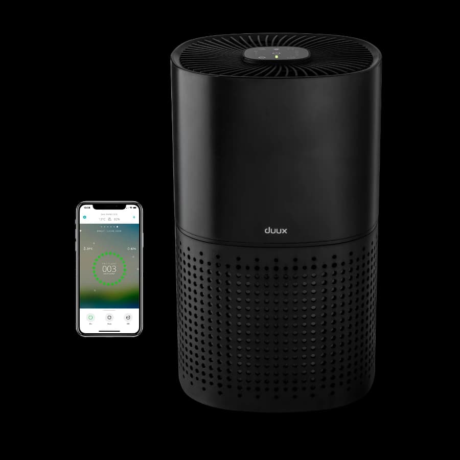 Duux Bright Smart luftrenser, svart