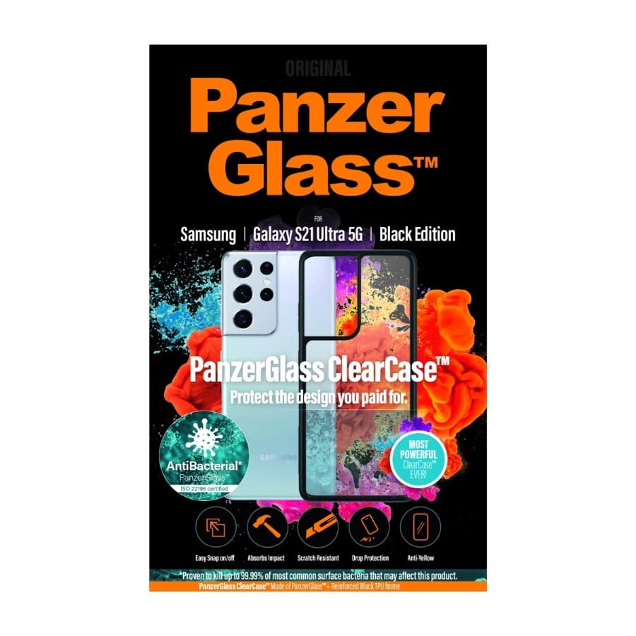 PanzerGlass Clearcase Galaxy S21 Ultra antibakteriell