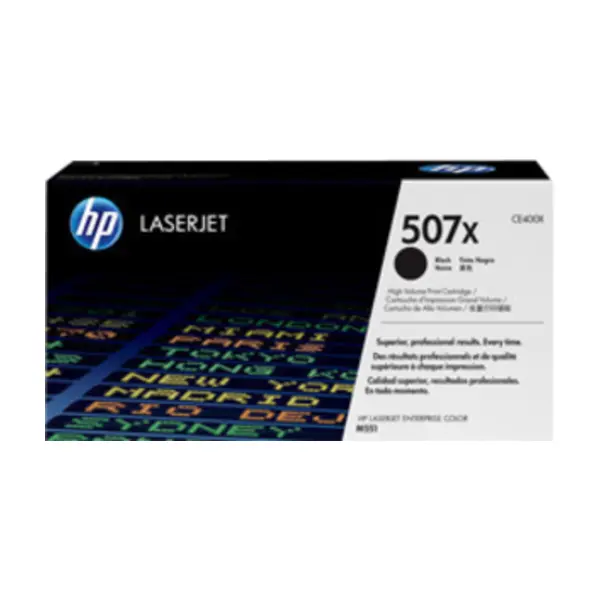 HP Color Laserjet 507X black toner, hc