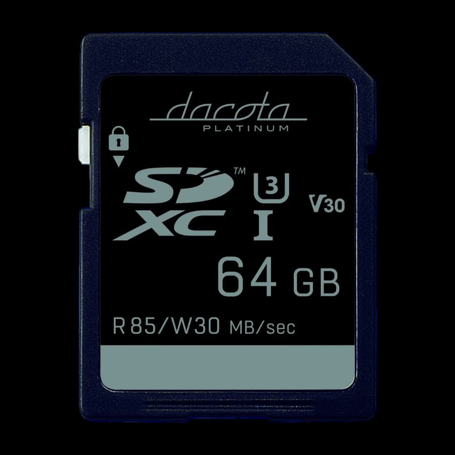 Dacota Platinum SDXC minnekort 64 GB 80 Mb c10