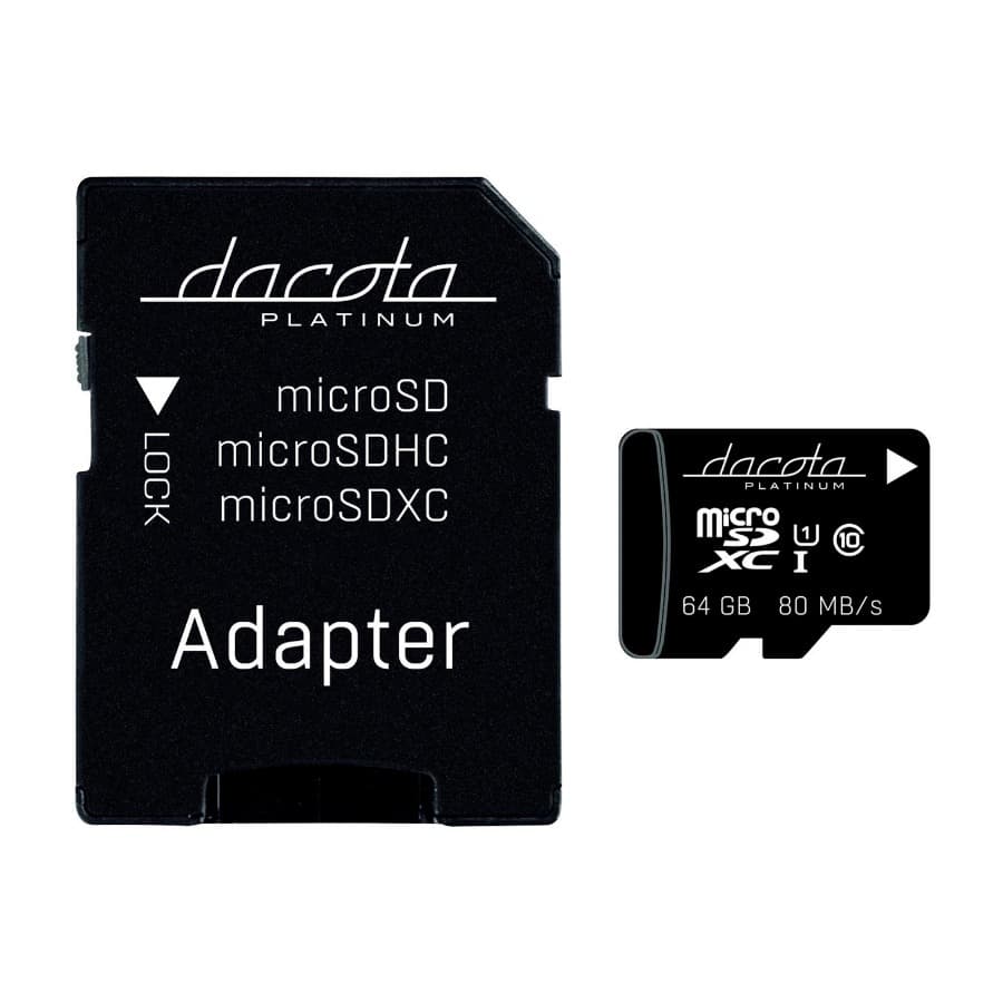 Dacota P.Micro-Sd 64GB C10/U1/V10/R80 ad